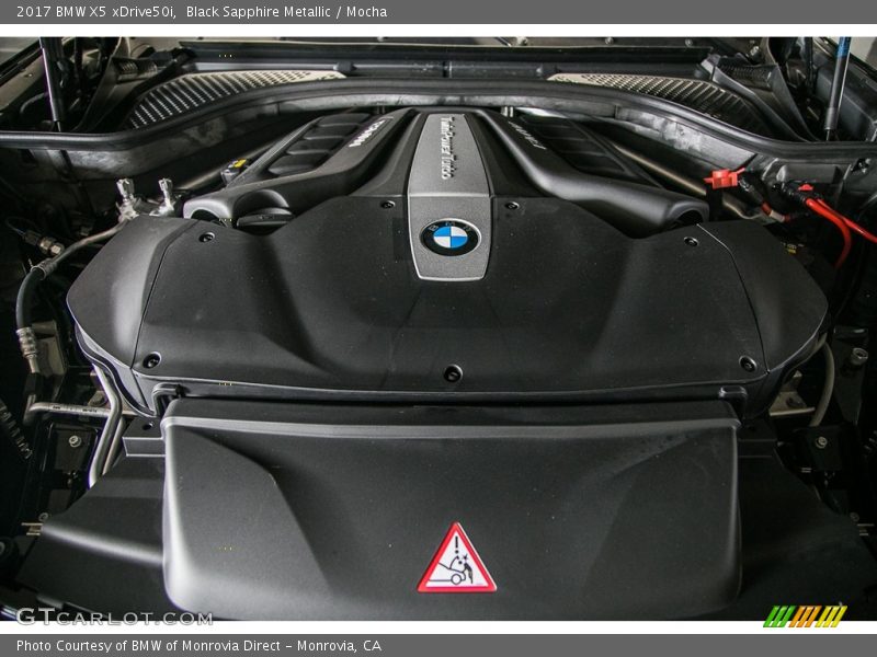  2017 X5 xDrive50i Engine - 4.4 Liter TwinPower Turbocharged DOHC 32-Valve VVT V8
