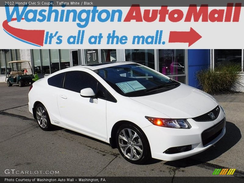 Taffeta White / Black 2012 Honda Civic Si Coupe