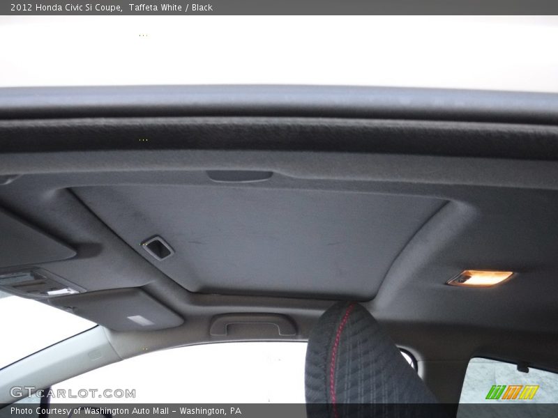 Taffeta White / Black 2012 Honda Civic Si Coupe