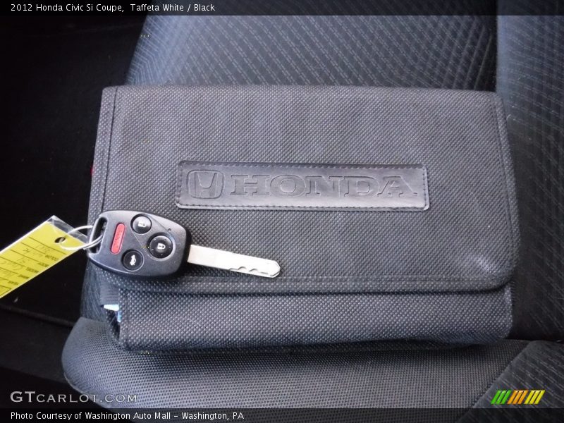 Taffeta White / Black 2012 Honda Civic Si Coupe
