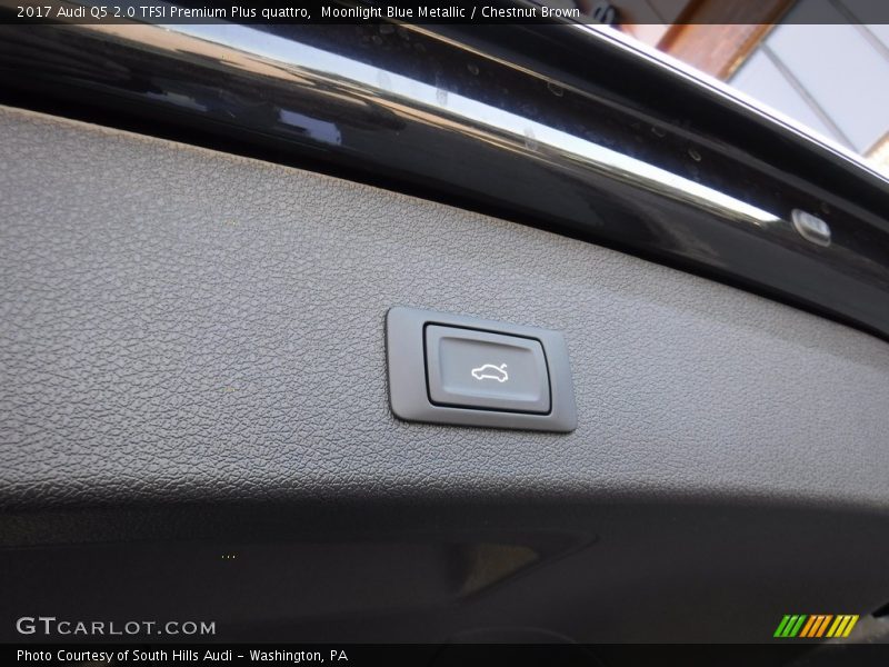 Moonlight Blue Metallic / Chestnut Brown 2017 Audi Q5 2.0 TFSI Premium Plus quattro