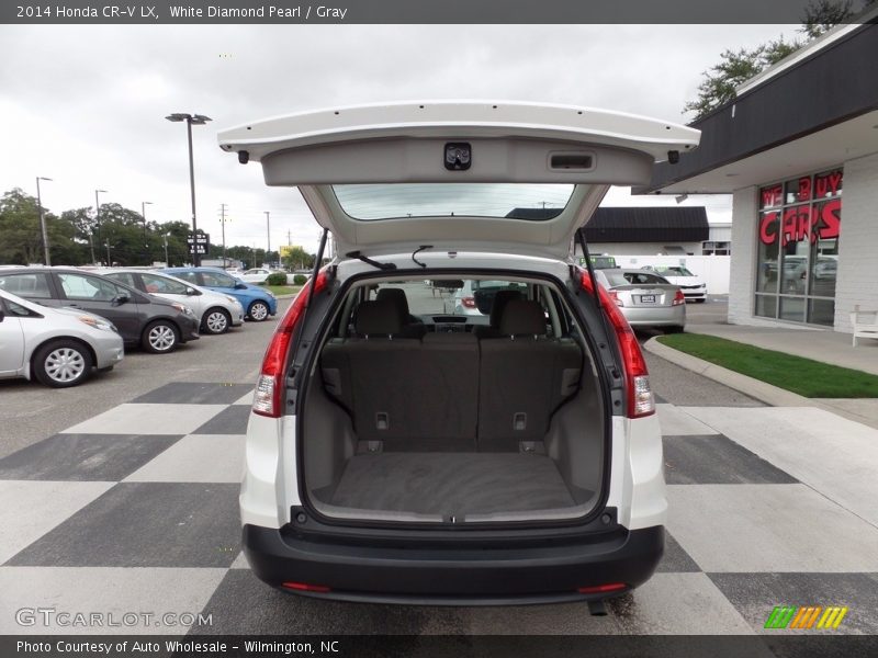 White Diamond Pearl / Gray 2014 Honda CR-V LX