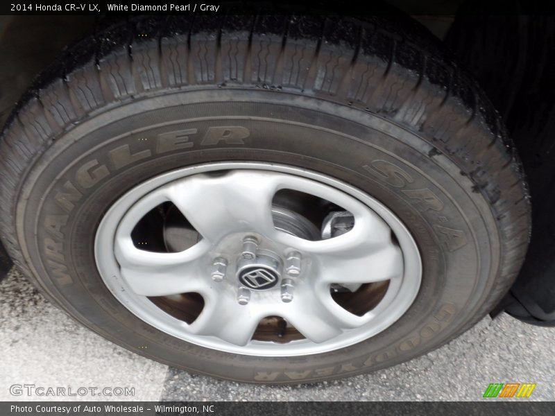 White Diamond Pearl / Gray 2014 Honda CR-V LX