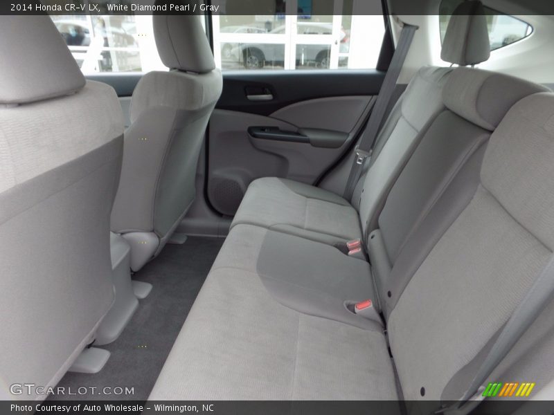 White Diamond Pearl / Gray 2014 Honda CR-V LX