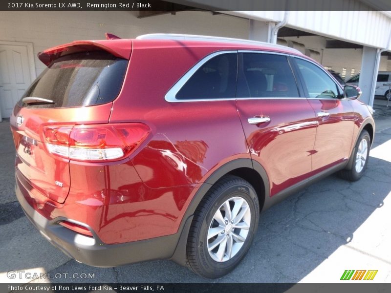 Remington Red / Black 2017 Kia Sorento LX AWD