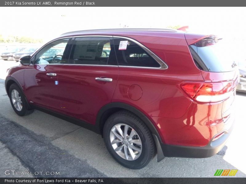 Remington Red / Black 2017 Kia Sorento LX AWD