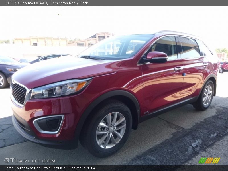 Remington Red / Black 2017 Kia Sorento LX AWD