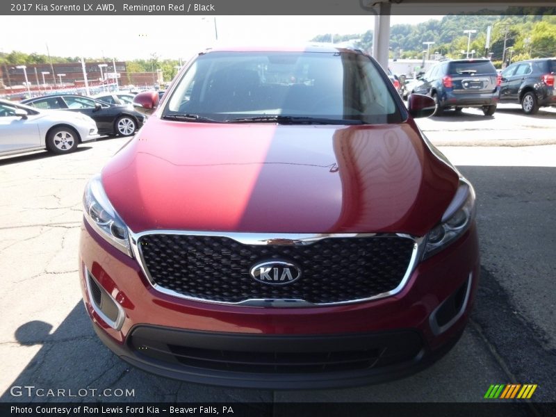 Remington Red / Black 2017 Kia Sorento LX AWD