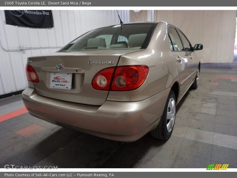 Desert Sand Mica / Beige 2006 Toyota Corolla LE