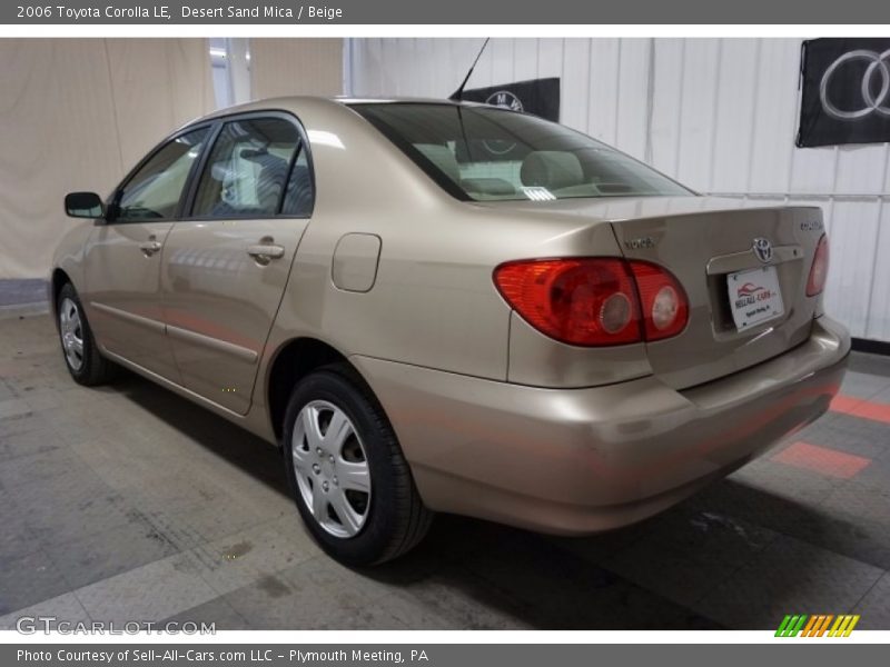 Desert Sand Mica / Beige 2006 Toyota Corolla LE