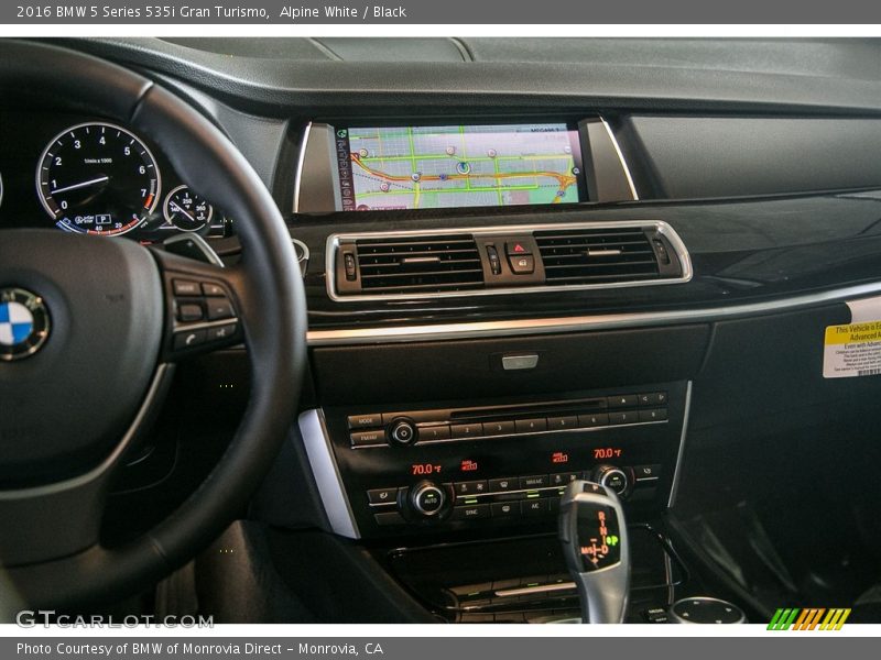 Alpine White / Black 2016 BMW 5 Series 535i Gran Turismo