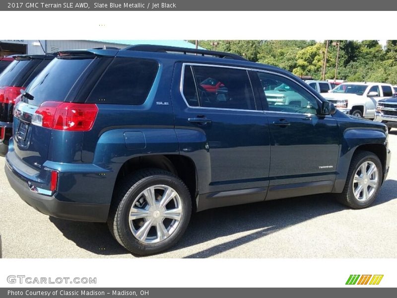 Slate Blue Metallic / Jet Black 2017 GMC Terrain SLE AWD