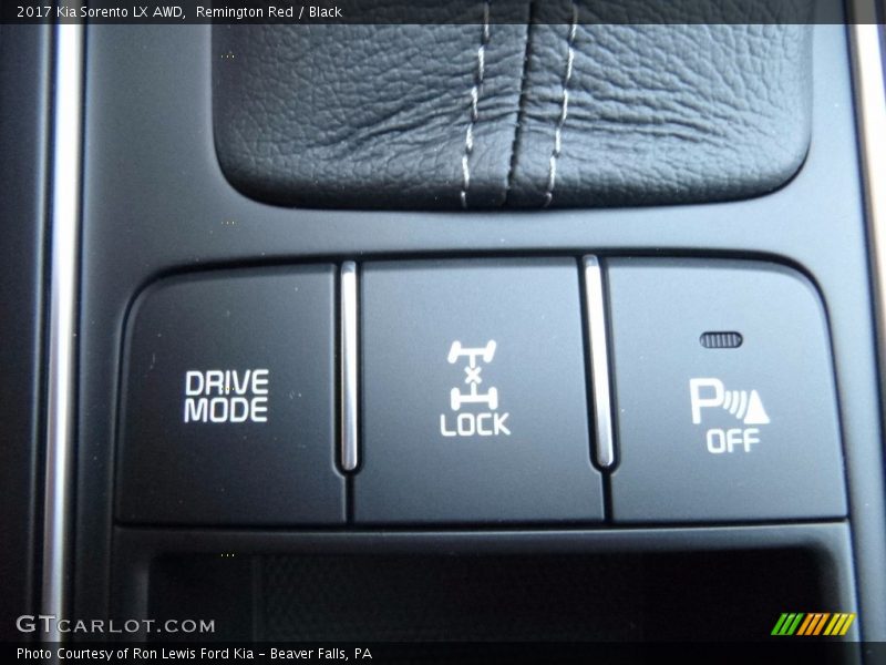 Controls of 2017 Sorento LX AWD