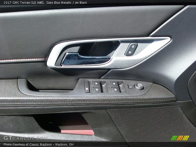 Slate Blue Metallic / Jet Black 2017 GMC Terrain SLE AWD