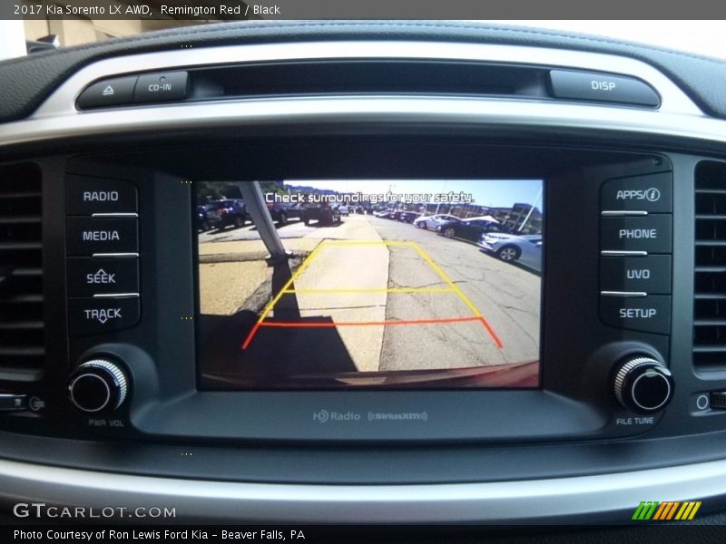 Controls of 2017 Sorento LX AWD