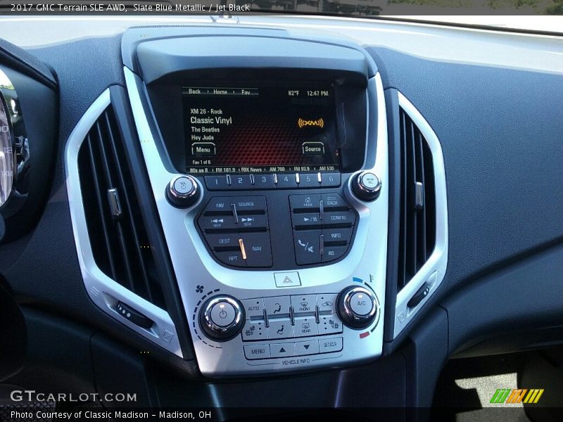 Slate Blue Metallic / Jet Black 2017 GMC Terrain SLE AWD