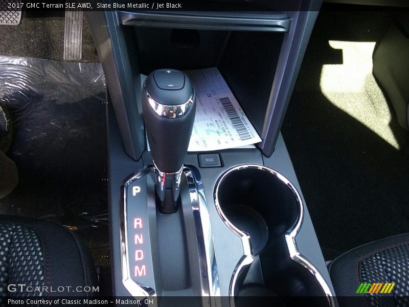 Slate Blue Metallic / Jet Black 2017 GMC Terrain SLE AWD