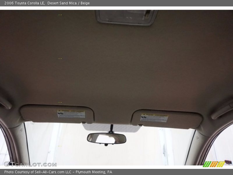 Desert Sand Mica / Beige 2006 Toyota Corolla LE