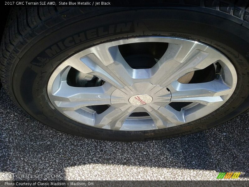 Slate Blue Metallic / Jet Black 2017 GMC Terrain SLE AWD