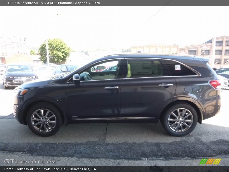Platinum Graphite / Black 2017 Kia Sorento SXL V6 AWD