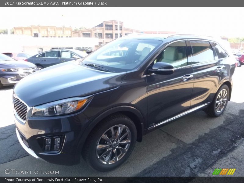 Platinum Graphite / Black 2017 Kia Sorento SXL V6 AWD