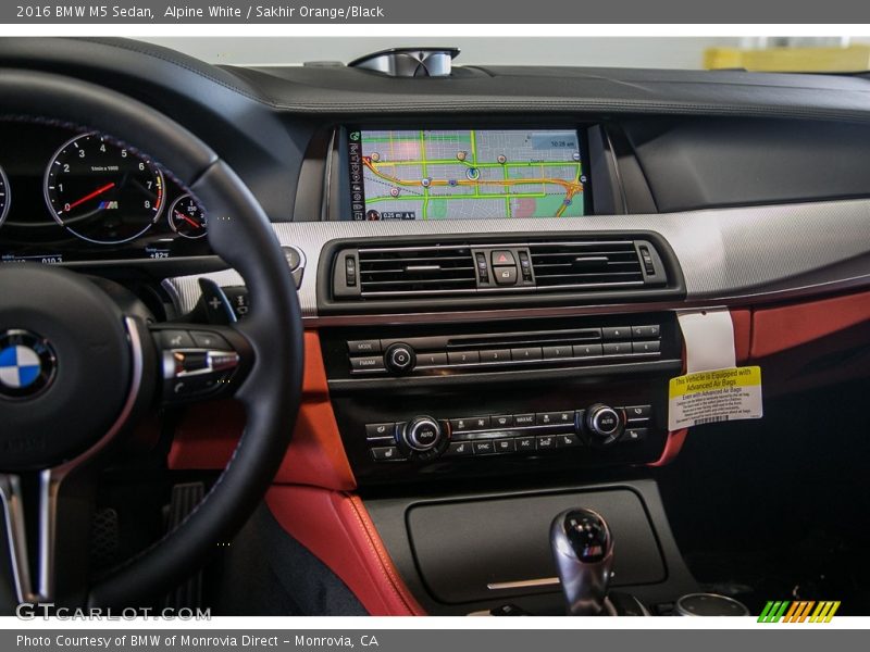 Dashboard of 2016 M5 Sedan