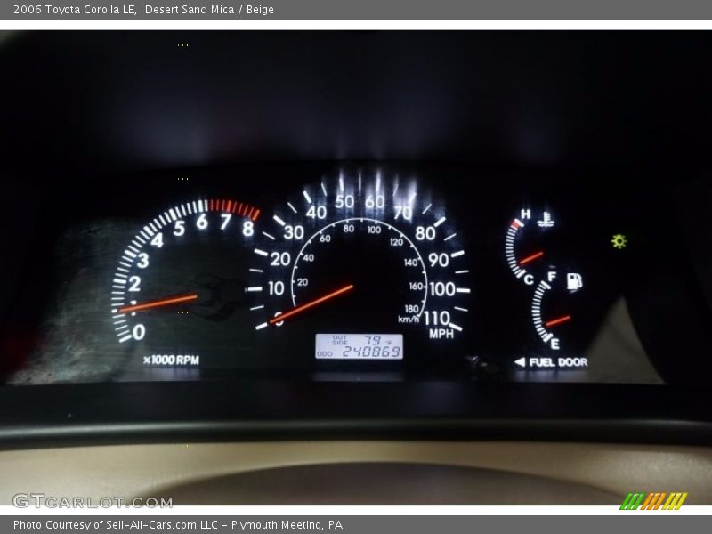 Desert Sand Mica / Beige 2006 Toyota Corolla LE