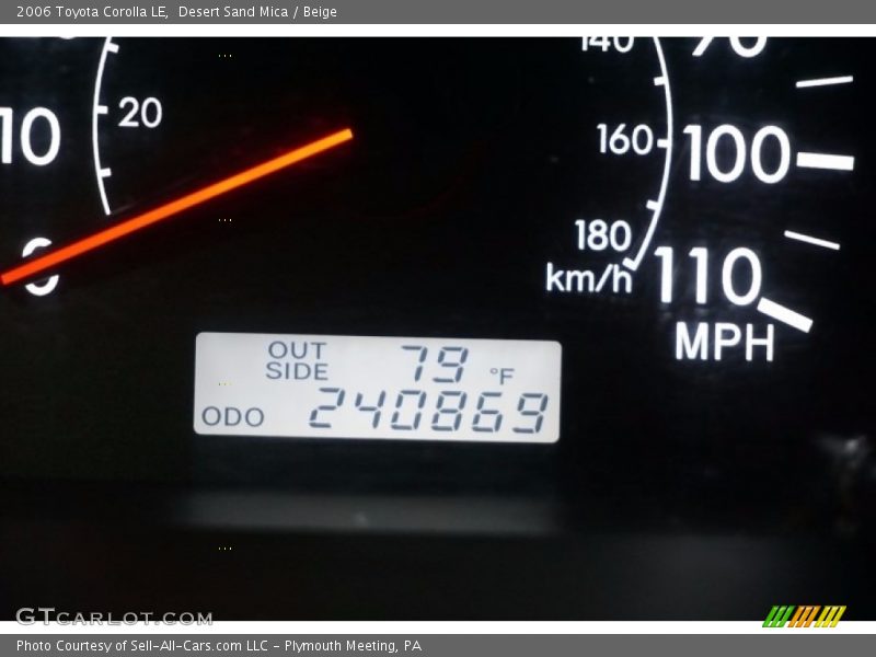 Desert Sand Mica / Beige 2006 Toyota Corolla LE