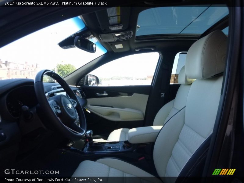  2017 Sorento SXL V6 AWD Black Interior
