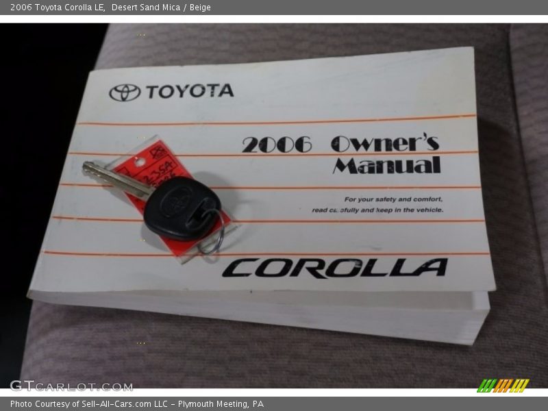 Desert Sand Mica / Beige 2006 Toyota Corolla LE