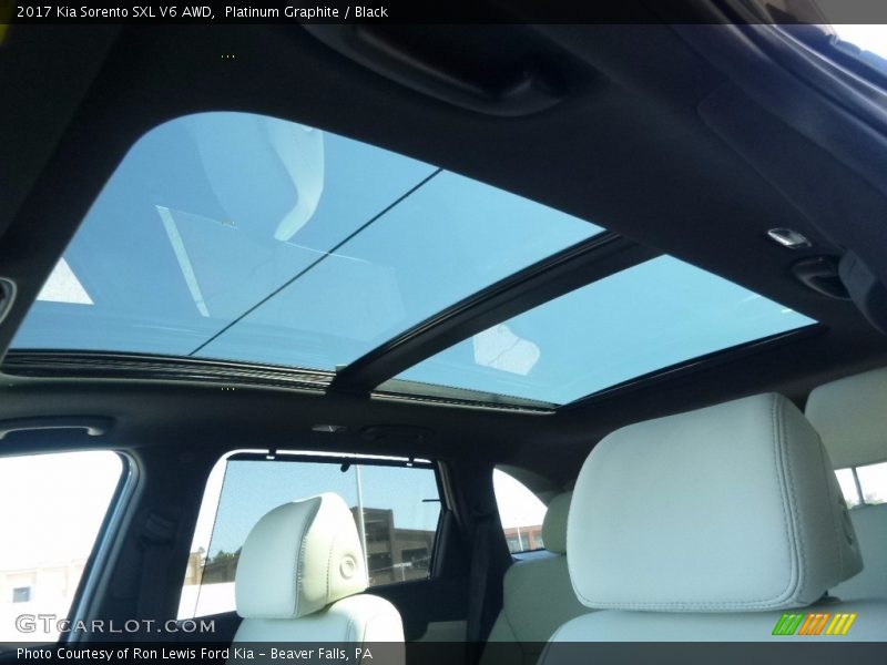 Sunroof of 2017 Sorento SXL V6 AWD