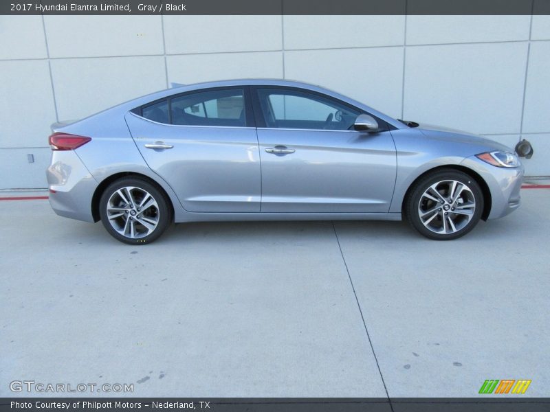 Gray / Black 2017 Hyundai Elantra Limited