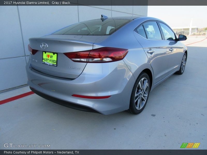 Gray / Black 2017 Hyundai Elantra Limited
