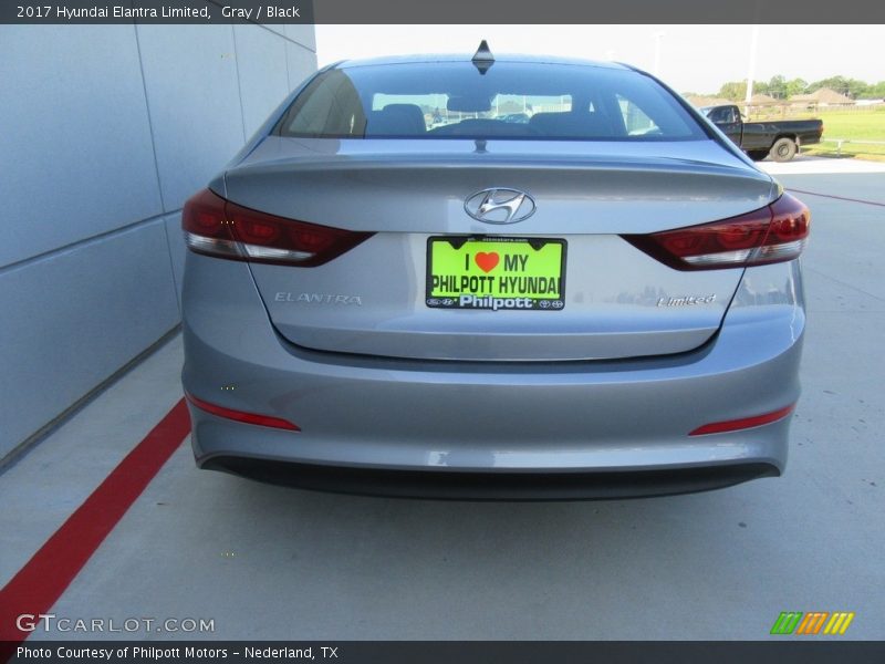 Gray / Black 2017 Hyundai Elantra Limited