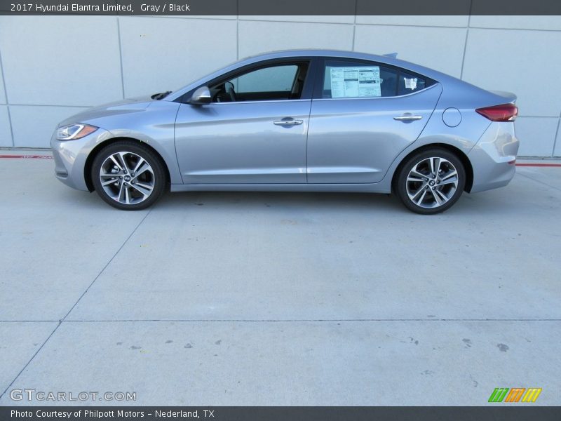 Gray / Black 2017 Hyundai Elantra Limited