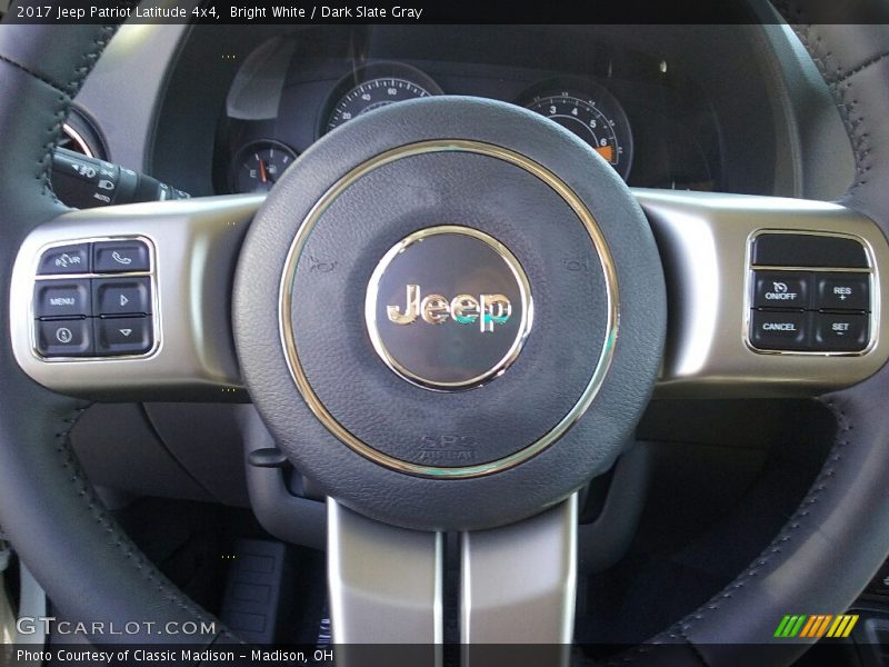 Bright White / Dark Slate Gray 2017 Jeep Patriot Latitude 4x4