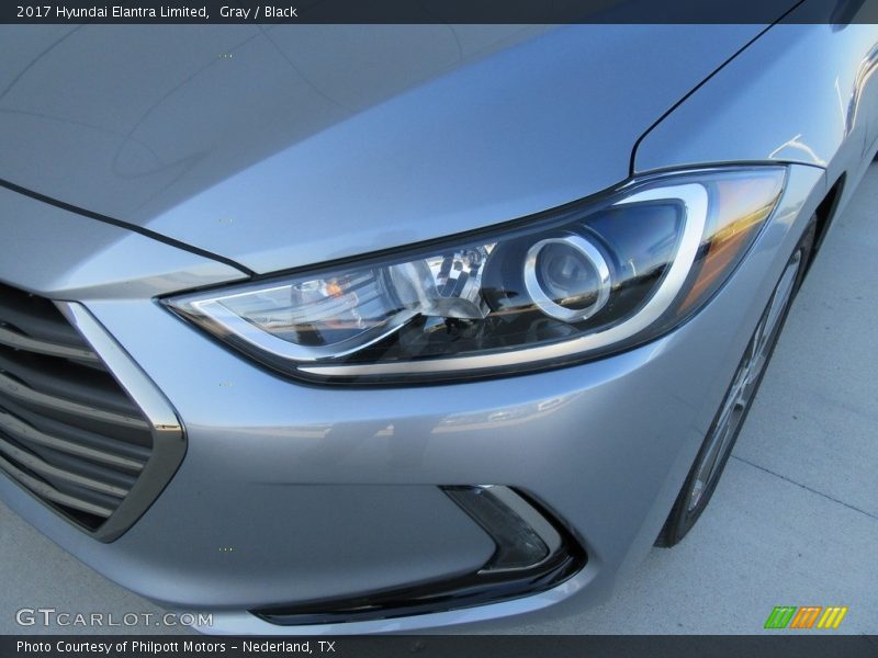 Gray / Black 2017 Hyundai Elantra Limited