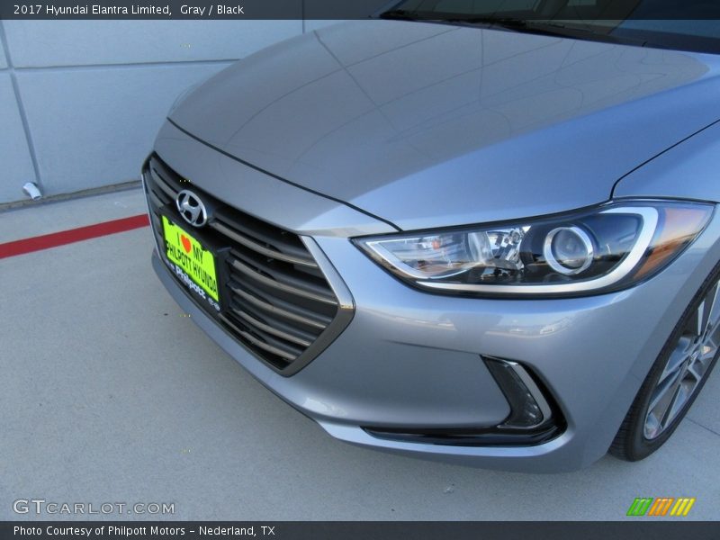 Gray / Black 2017 Hyundai Elantra Limited