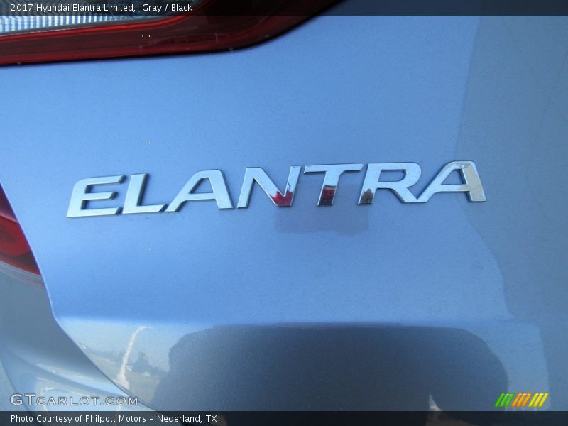 Gray / Black 2017 Hyundai Elantra Limited