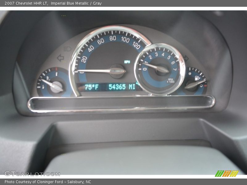 Imperial Blue Metallic / Gray 2007 Chevrolet HHR LT