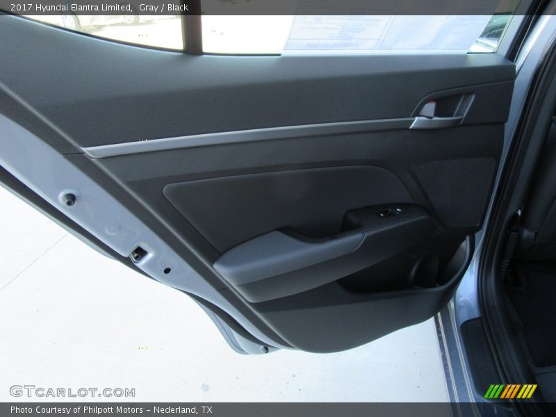 Gray / Black 2017 Hyundai Elantra Limited