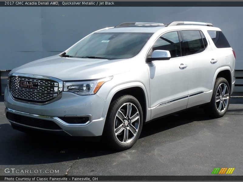 Quicksilver Metallic / Jet Black 2017 GMC Acadia Denali AWD