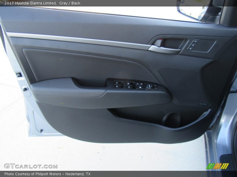 Gray / Black 2017 Hyundai Elantra Limited