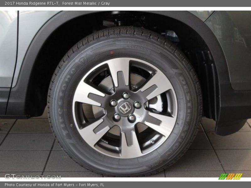 Forest Mist Metallic / Gray 2017 Honda Ridgeline RTL-T