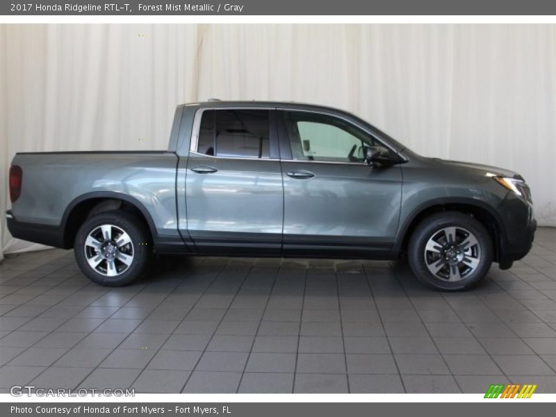 Forest Mist Metallic / Gray 2017 Honda Ridgeline RTL-T