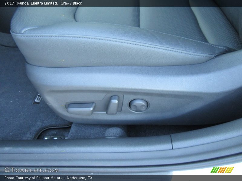 Gray / Black 2017 Hyundai Elantra Limited
