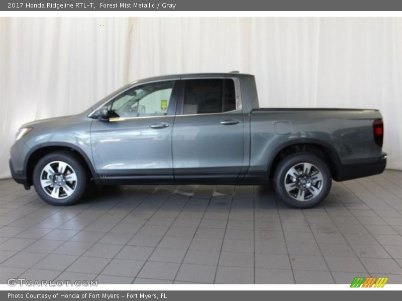 Forest Mist Metallic / Gray 2017 Honda Ridgeline RTL-T