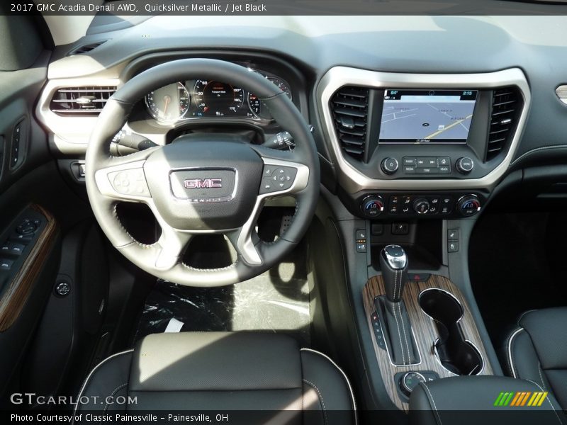 Quicksilver Metallic / Jet Black 2017 GMC Acadia Denali AWD