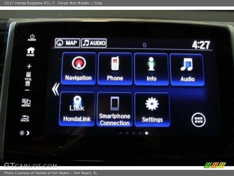 Forest Mist Metallic / Gray 2017 Honda Ridgeline RTL-T