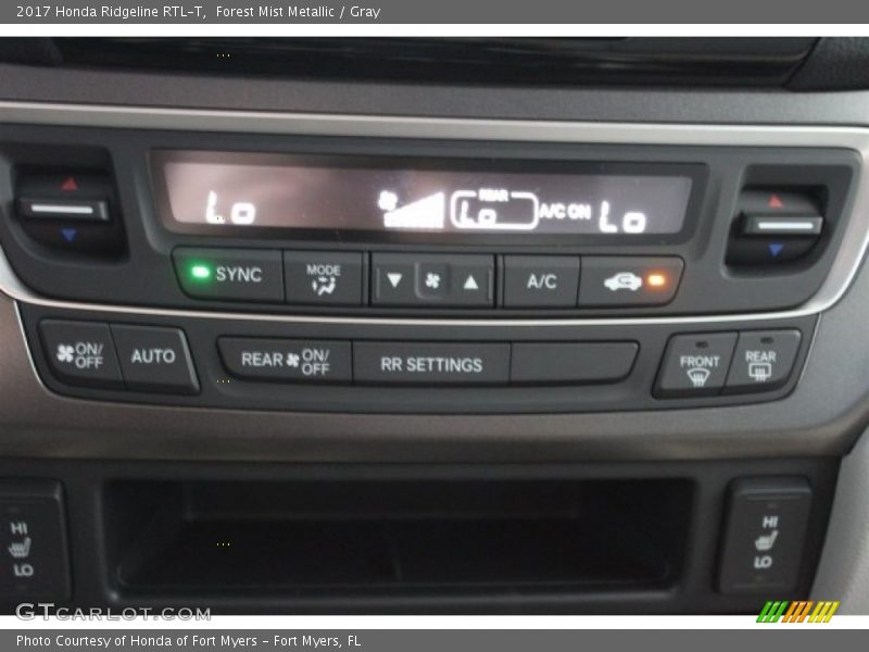 Forest Mist Metallic / Gray 2017 Honda Ridgeline RTL-T